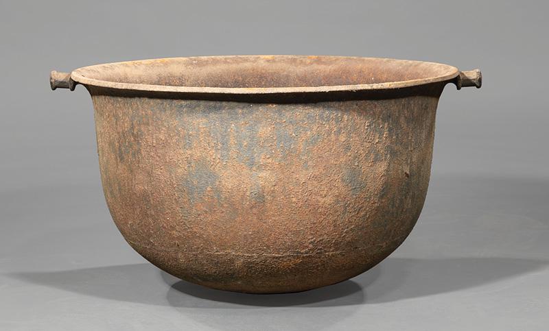 Rare Plantation Cast Iron Sugar Kettle (1 of 2)