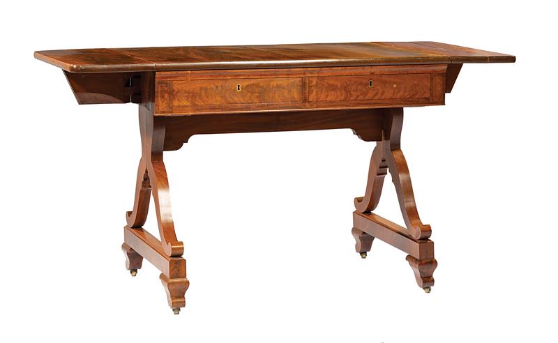 Classical Carved Mahogany Sofa Table (1 of 5)