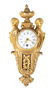 Diminutive French Bronze Cartel Clock
