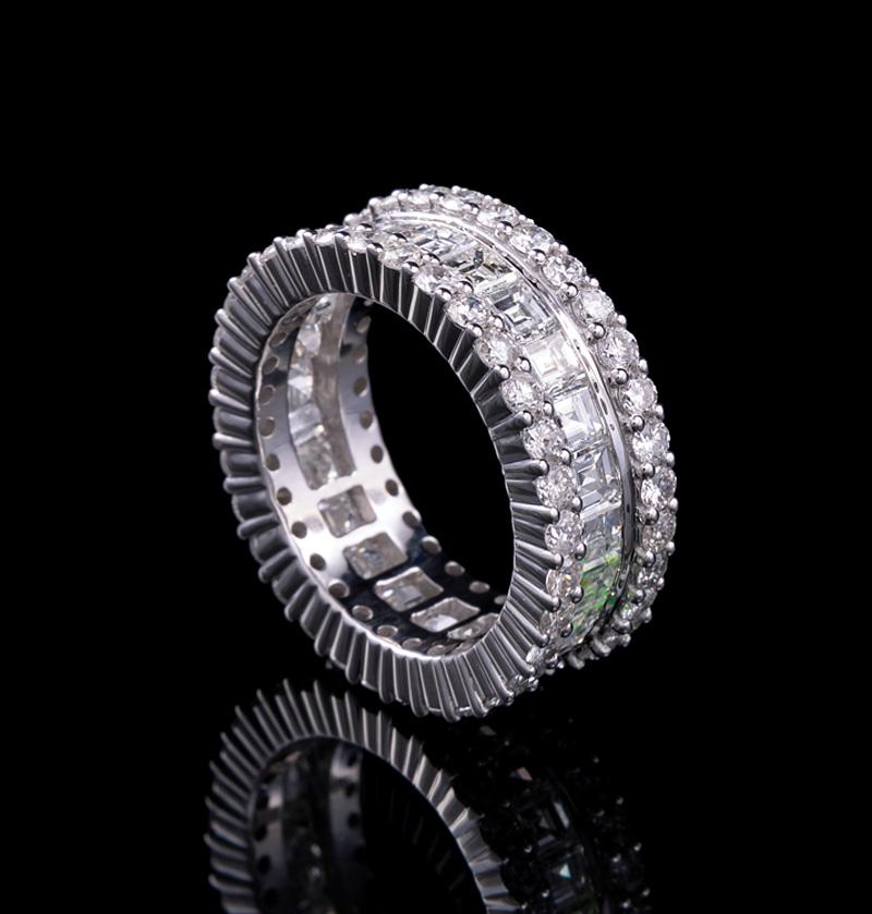 White Gold and Diamond Eternity Ring (1 of 2)