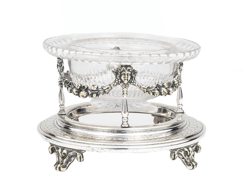 Silverplate Caviar Serving Dish (1 of 2)