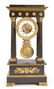 Patinated and Gilt Bronze Portico Clock - 2