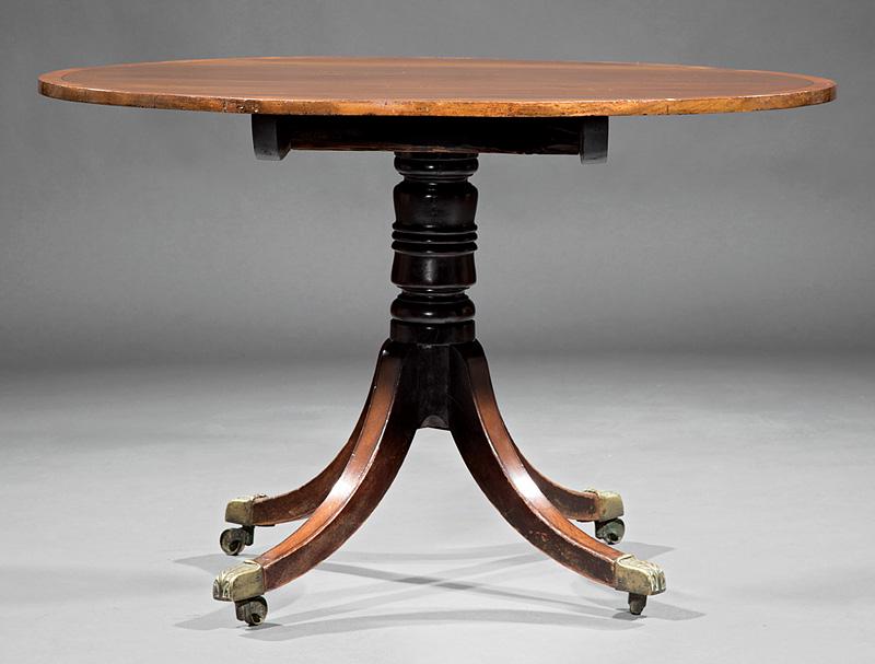 Regency Inlaid Mahogany Breakfast Table (1 of 2)