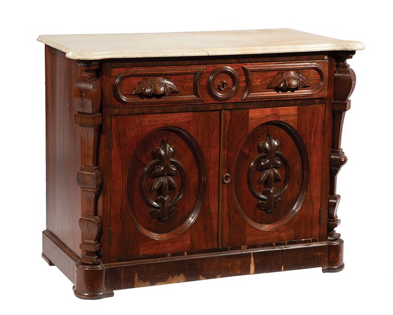 Rococo Carved Rosewood Washstand (1 of 2)
