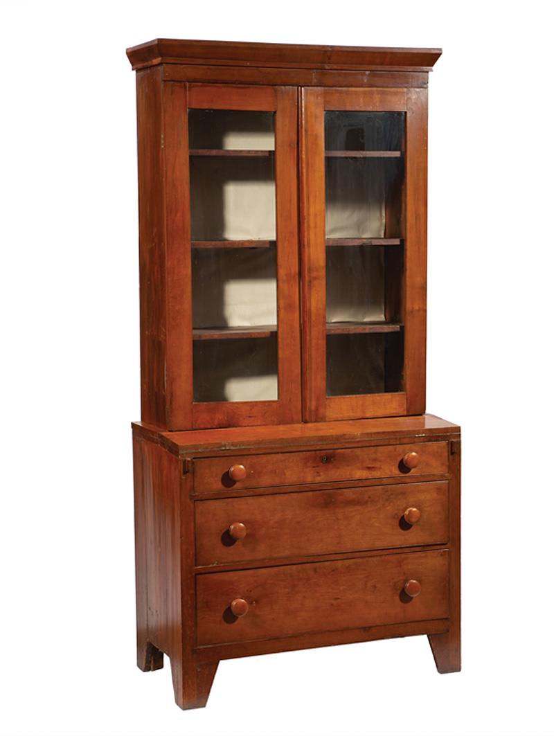 Southern Carved Cypress Cupboard (1 of 3)