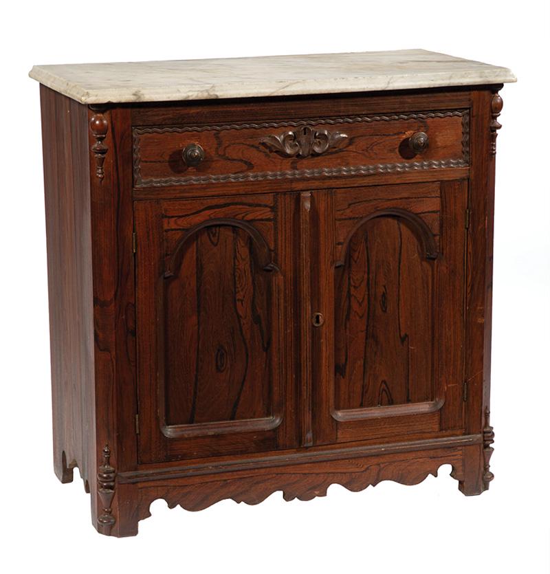 Rococo Carved Rosewood Washstand (1 of 2)