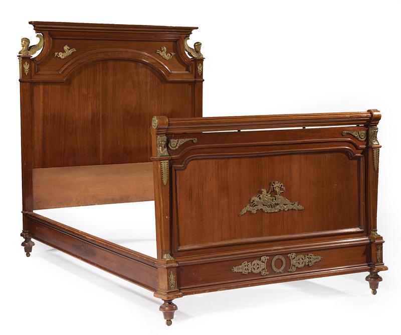 Bronze-Mounted Mahogany Bedstead (1 of 3)