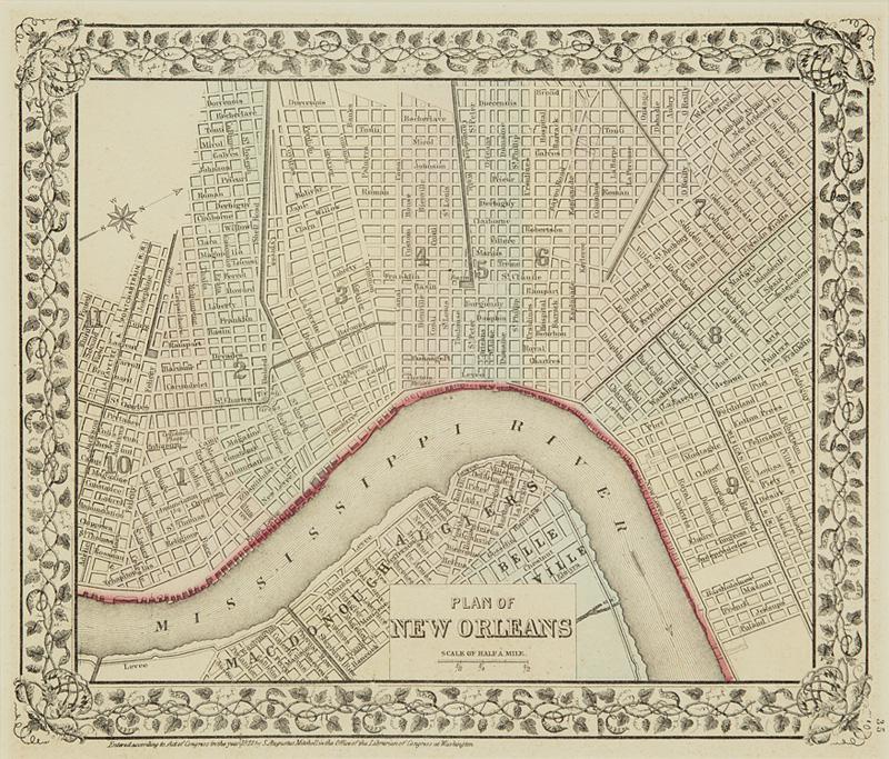 Map of New Orleans (1 of 1)