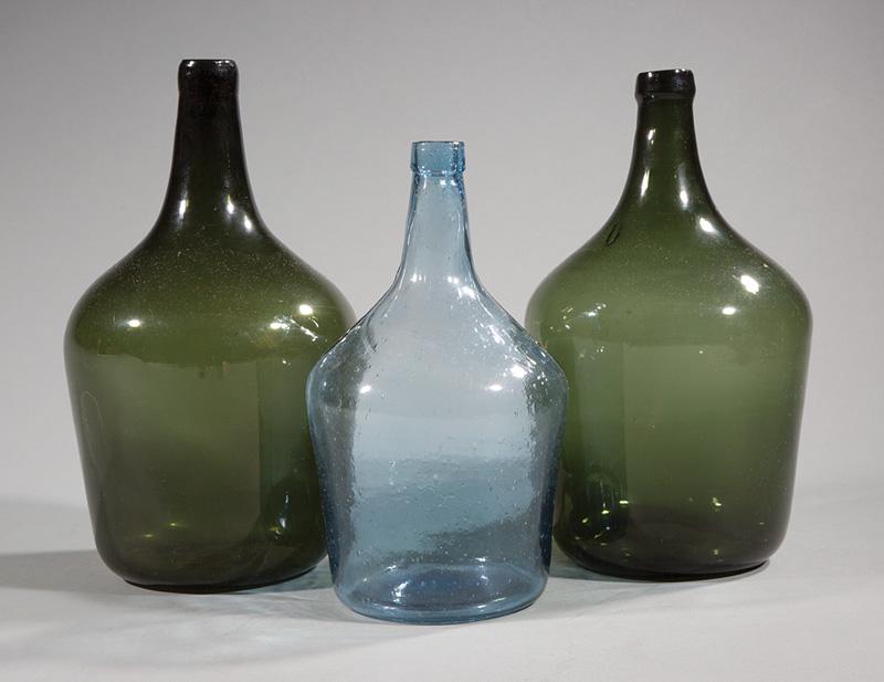 Three  Blown Glass Demijohns (1 of 1)