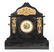 Bronze-Mounted Marble Mantel Clock