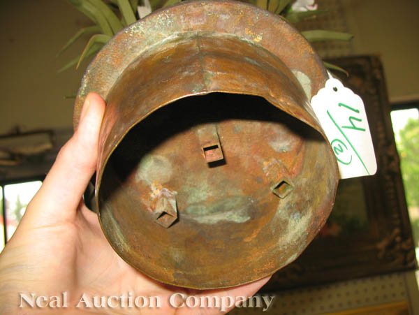 Two French Tole Peinte, Enamel Jardiniere Inserts - 7