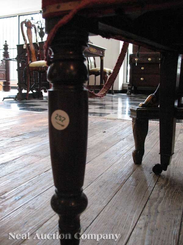 Late Federal Carved Mahogany Armchair - 2