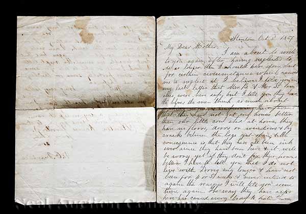 Autograph Letter Signed by William C. Quantrill