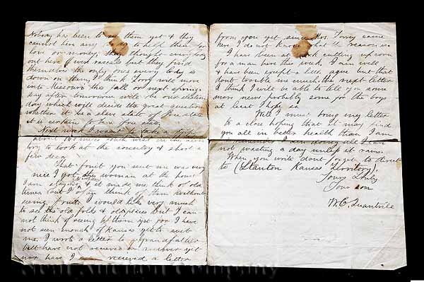 Autograph Letter Signed by William C. Quantrill - 2