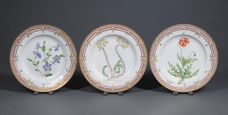 Royal Copenhagen "Flora Danica" Dinner Plates (1 of 2)