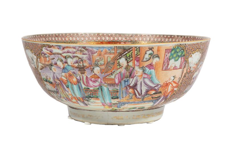 Chinese Export Famille Rose Porcelain Bowl (1 of 3)