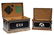 Two Vintage Metal-Mounted Wood Tack Boxes - 2