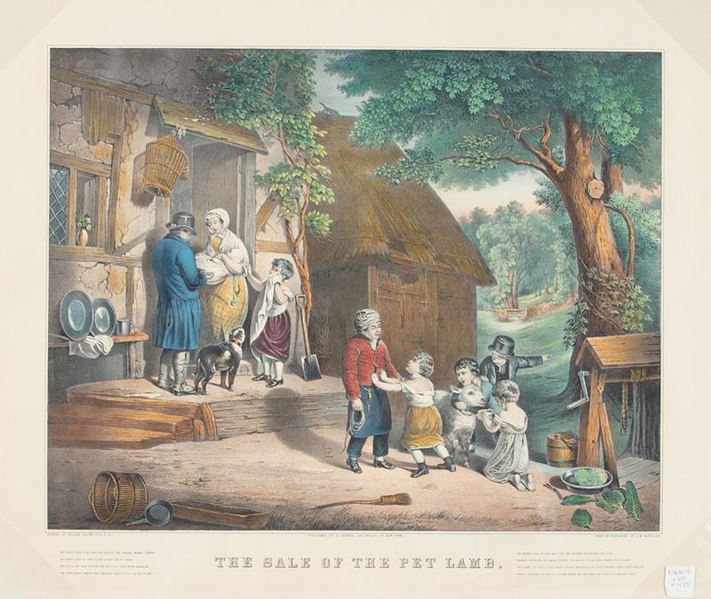 Currier & Ives Prints of Scenes & Landscapes: Currier & Ives Prints of Domestic Scenes and Landscapes , 6 hand-colored lithographs, sheets 8 1/2 in. x 12 in. to 19 1/4 in. x 23 in., one matted. (6 pcs.) Provenance: Property of the Mobile Museum o