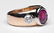 Gold, Synthetic Ruby and Diamond Ring - 2