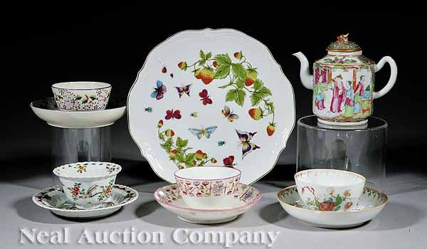English and Asian Porcelain Tea Ware