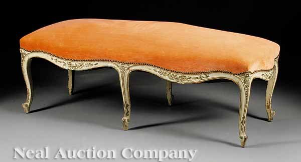 Italian Rococo-Style Window Bench