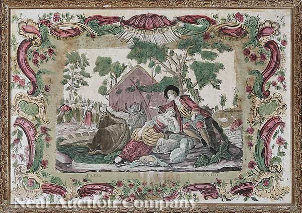 French School, four hand-colored engravings - 2