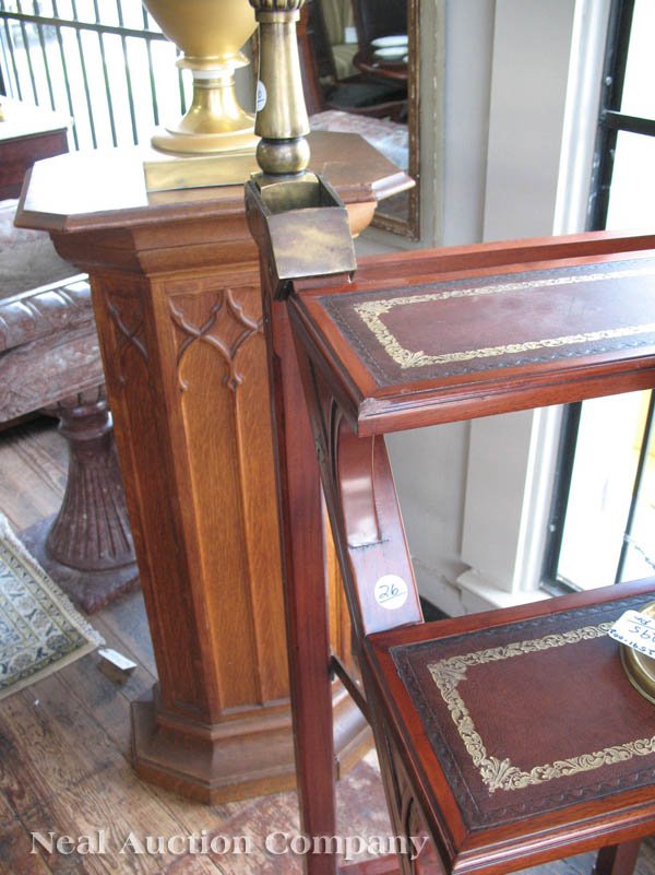Regency-Style Mahogany Folding Library Step - 4
