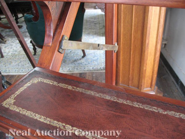 Regency-Style Mahogany Folding Library Step - 5