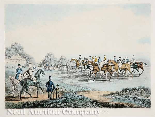 After Henry Alken, English, three aquatints