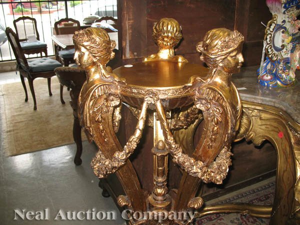 Pair of George II-Style Gilt Athéniennes - 2