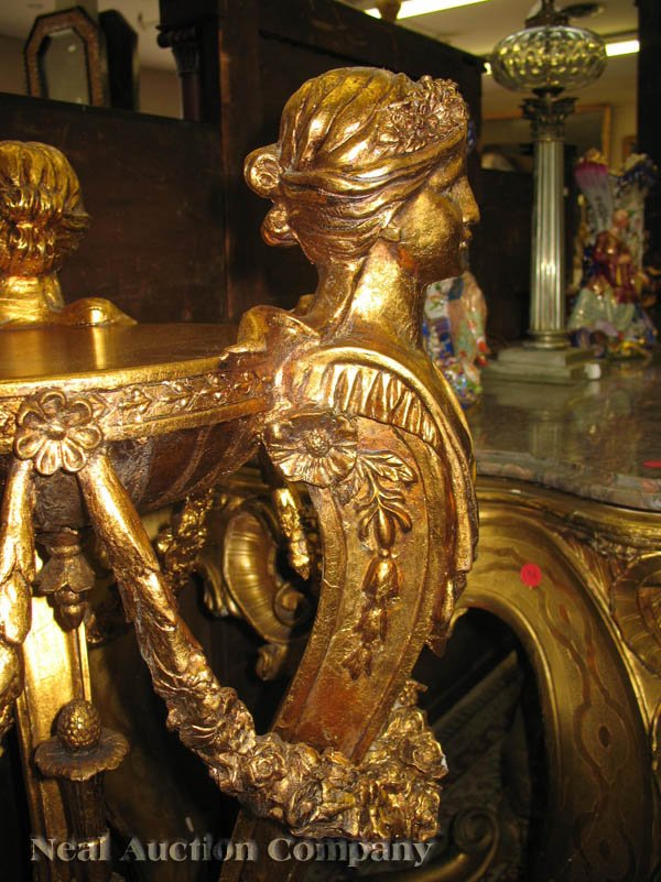Pair of George II-Style Gilt Athéniennes - 5