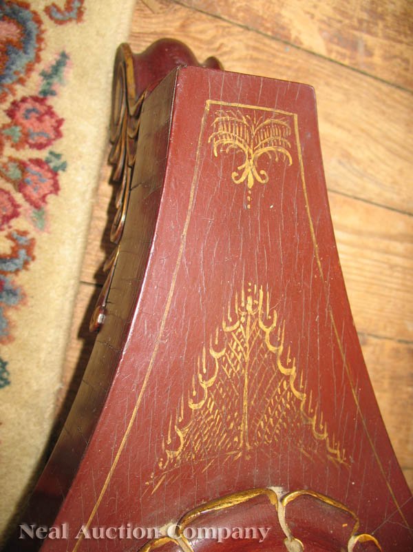 Regency Papier-Mâché and Mahogany Pole Screen - 6