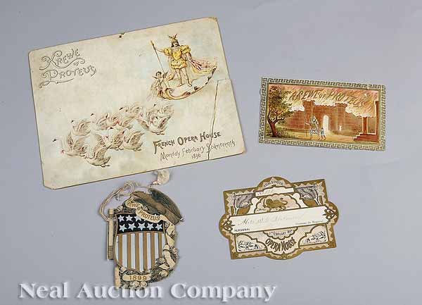 New Orleans Carnival Ephemera from Proteus