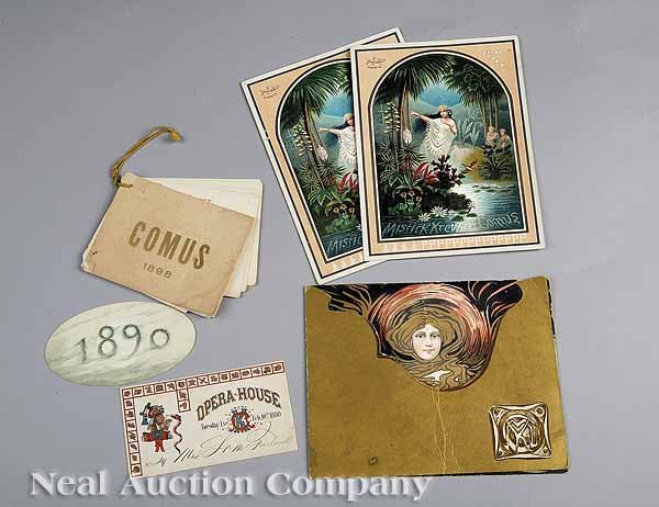 New Orleans Carnival Ephemera from Comus