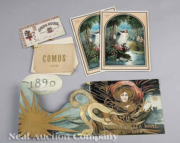 New Orleans Carnival Ephemera from Comus - 2