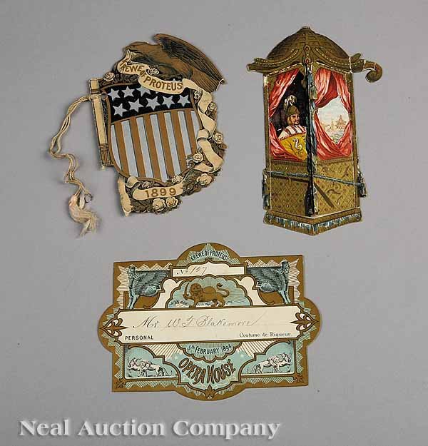New Orleans Carnival Ephemera from Proteus
