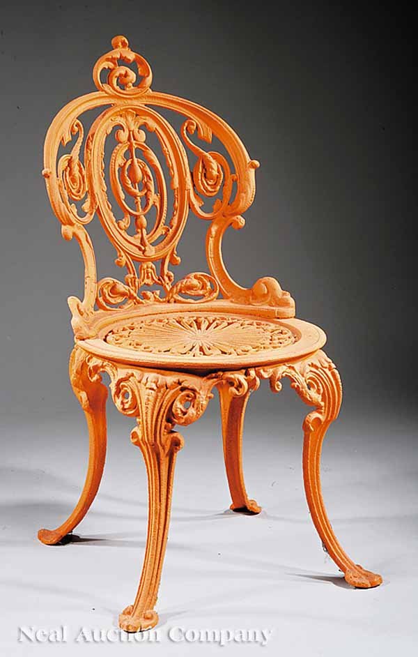 American Cast Iron Garden Chair