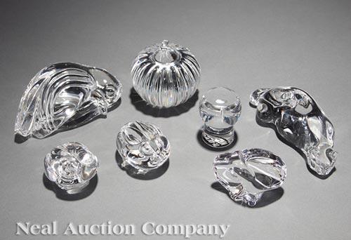 Seven Steuben Glass Figures (1 of 2)