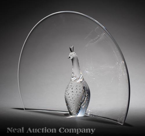 Steuben Glass "Peacock", Wolff (1 of 3)