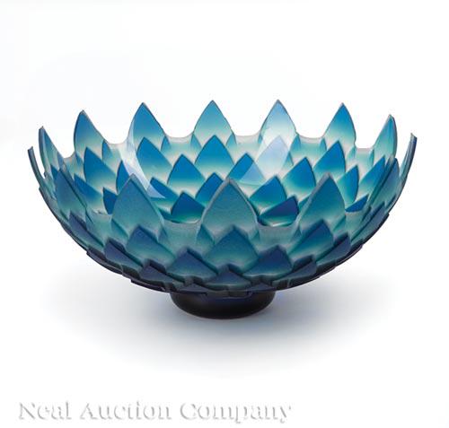 American Studio Glass Bowl (1 of 2)