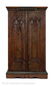 Carved Tropical Hardwood Armoire - 2