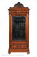 American Rococo Parcel Ebonized Rosewood Armoire - 2