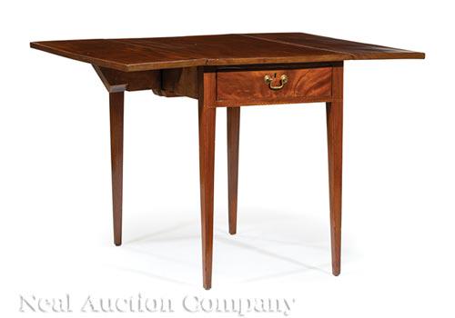 American Sheraton Inlaid Mahogany Pembroke Table (1 of 4)