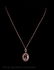 14 kt. Rose Gold, Morganite and Diamond Pendant