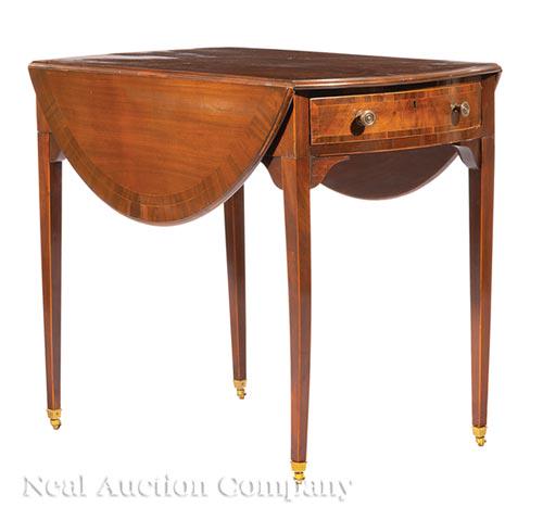 Georgian Inlaid Mahogany Pembroke Table (1 of 4)