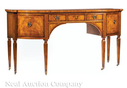 Hepplewhite-Style Baker Inlaid Mahogany Sideboard (1 of 9)