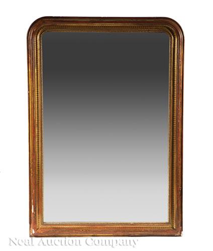 Louis Philippe Gilt Overmantel Mirror (1 of 1)