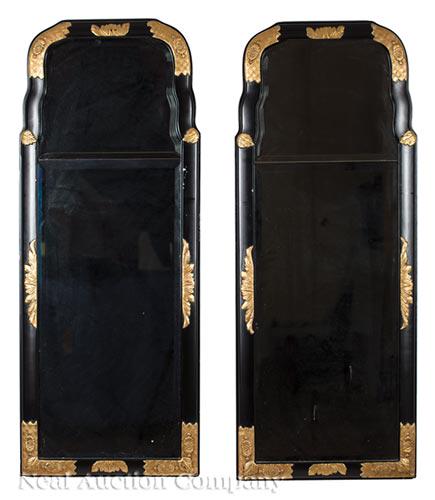 Pair of Friedman Brothers Queen Anne Mirrors (1 of 1)