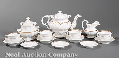 Assem. Staffordshire Pottery Tea & Dessert Service (1 of 1)