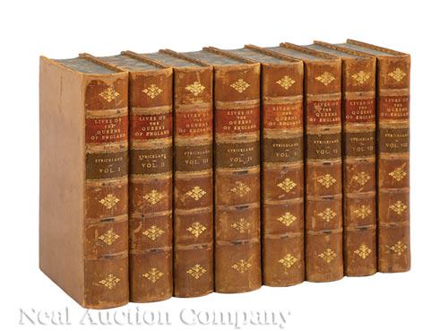 [Leather Bindings] Lives of the Queens of England (1 of 1)